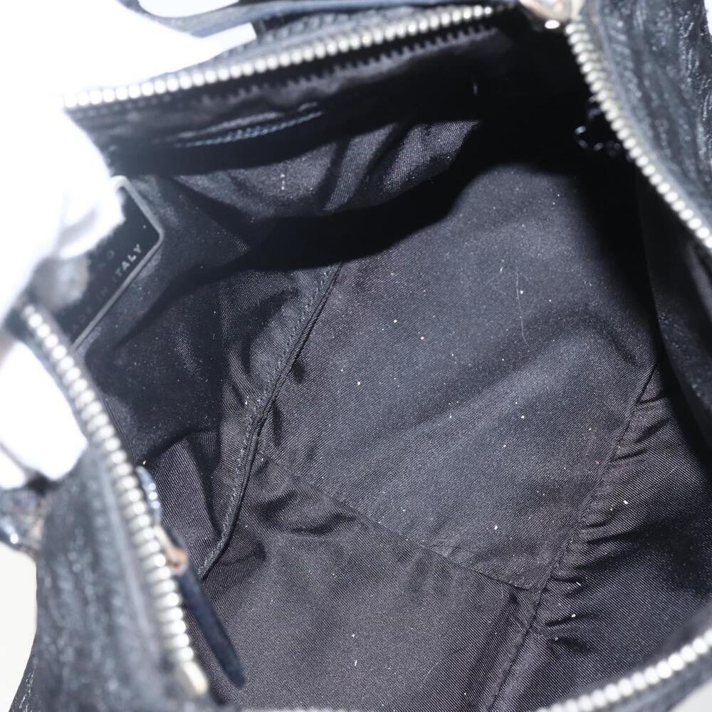 PRADA Hand Bag Nylon 2way Black Silver Auth BA9174 - Picture 11 of 16
